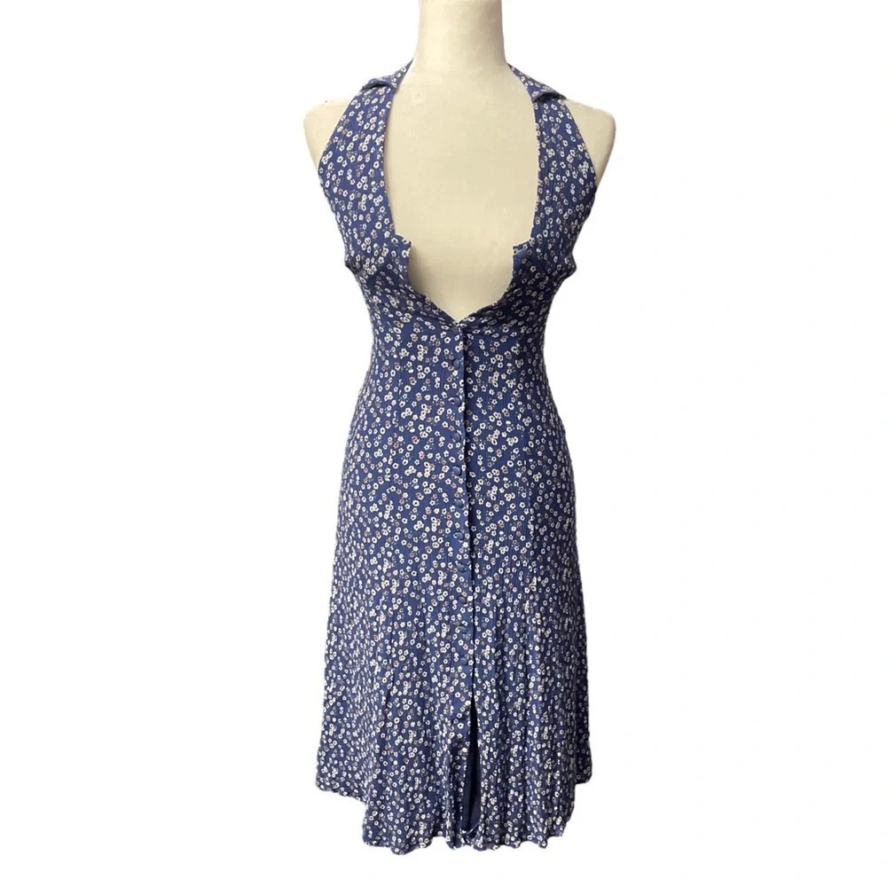 Gaala Paris Floral Button Front Dress Size 32 or US XXS